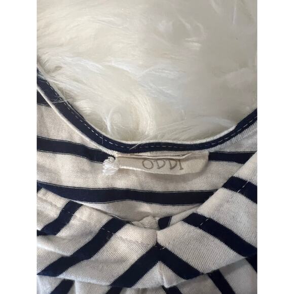 Oddy Colorblock Tier Tunic Dress Floral Stripe Patchwork Easter 4th of July 2X - Picture 5 of 5